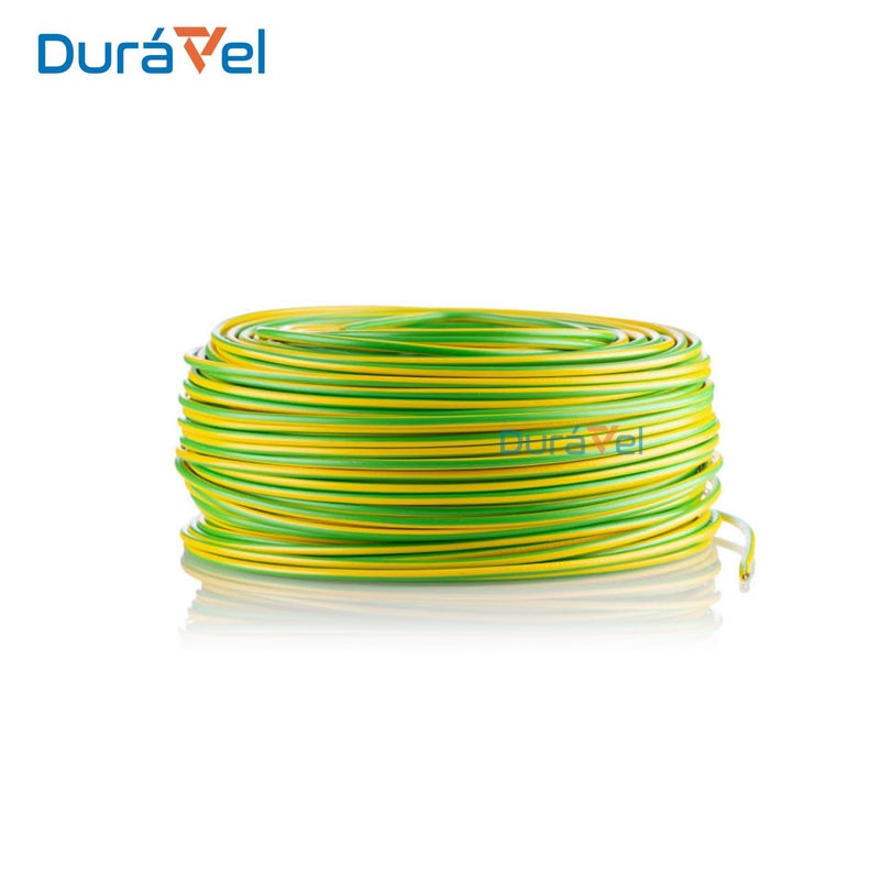 Duravel Copper Wire Conductor for Electrical Power Transmission - Yellow-Green, 90 Meters, 2mm - Image 2